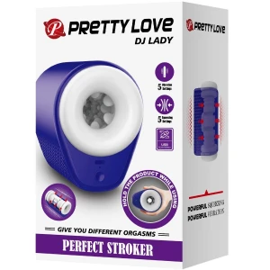 PRETTY LOVE - DJ LADY MÃNNLICHER MASTURBATOR MIT VIBRATION 5 EINSTELLUNGEN LILA